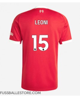Günstige Liverpool Giovanni Leoni #15 Heimtrikot 2025-26 Kurzarm